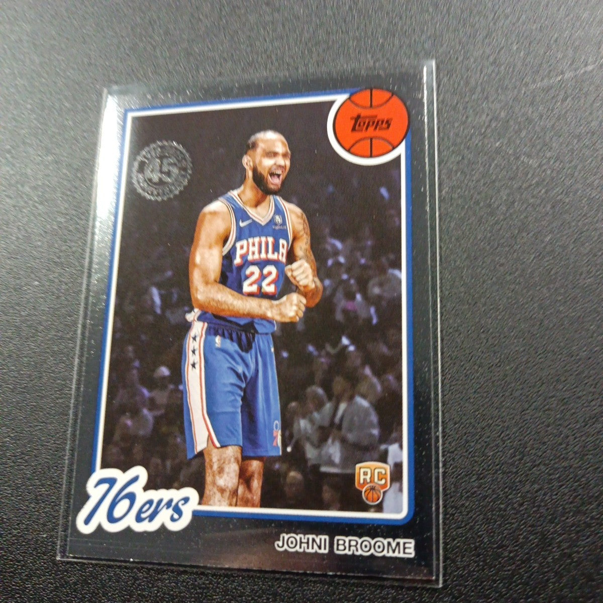 2025-26 Topps Basketball Card Johni Broome Silver Foil 45th Anniversary Case Hit