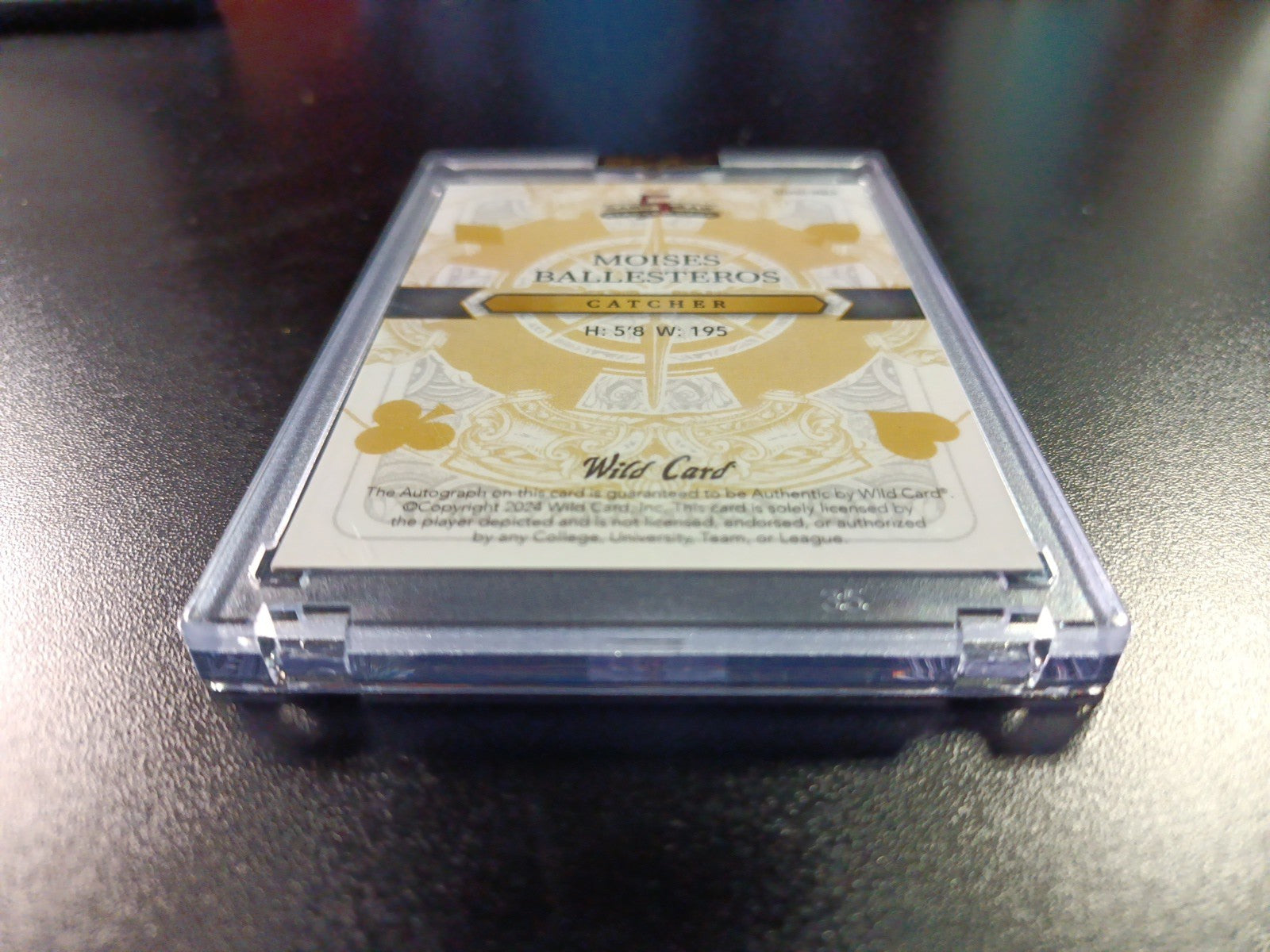 Moises Ballesteros #1/3 Autograph Rare Rookie MLB Baseball Card Wave Prizm