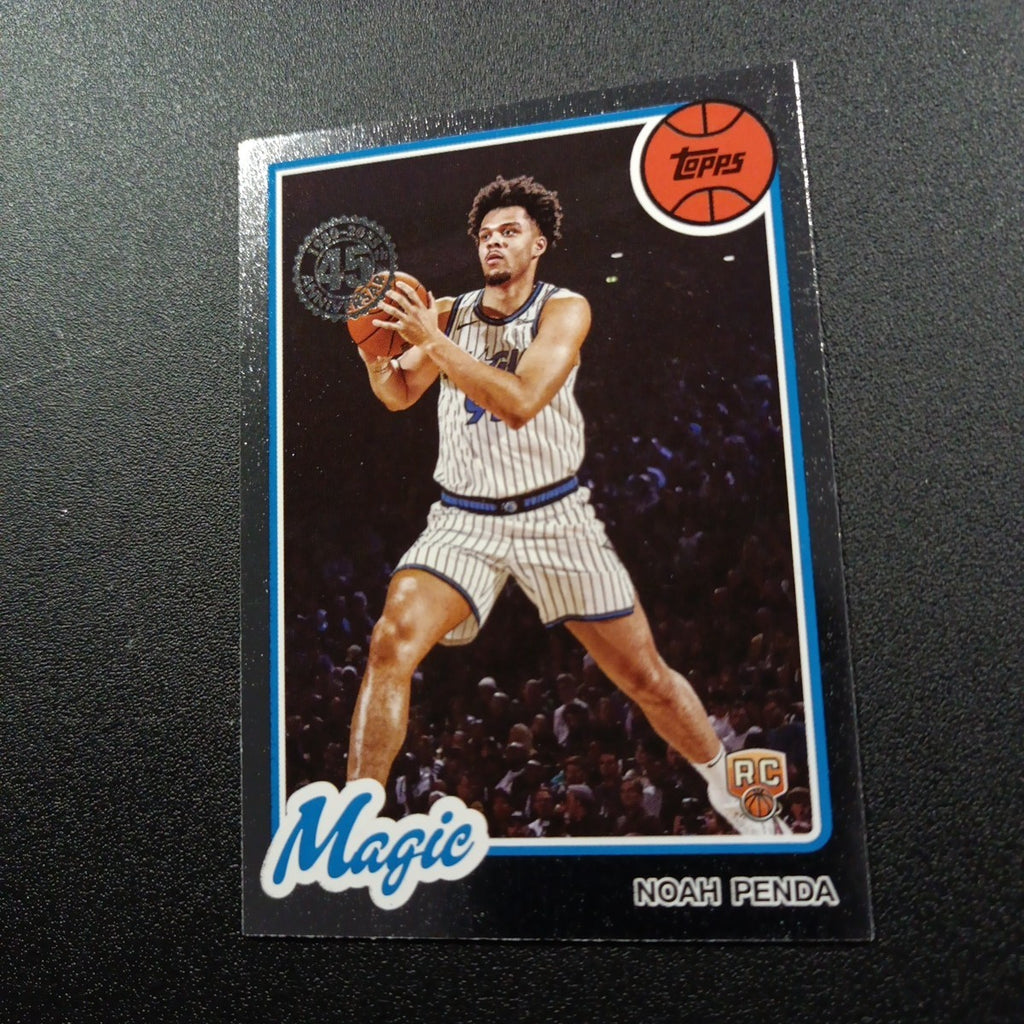 2025-26 Topps Basketball Card Noah Penda Silver Foil 45th Anniversary