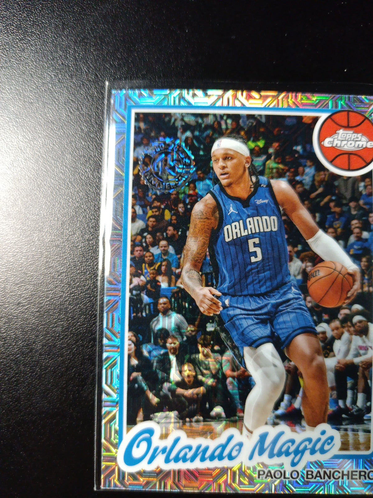 Mojo Refractor Paolo Banchero 45th Anniversary Card 25-26 Topps Basketball NBA
