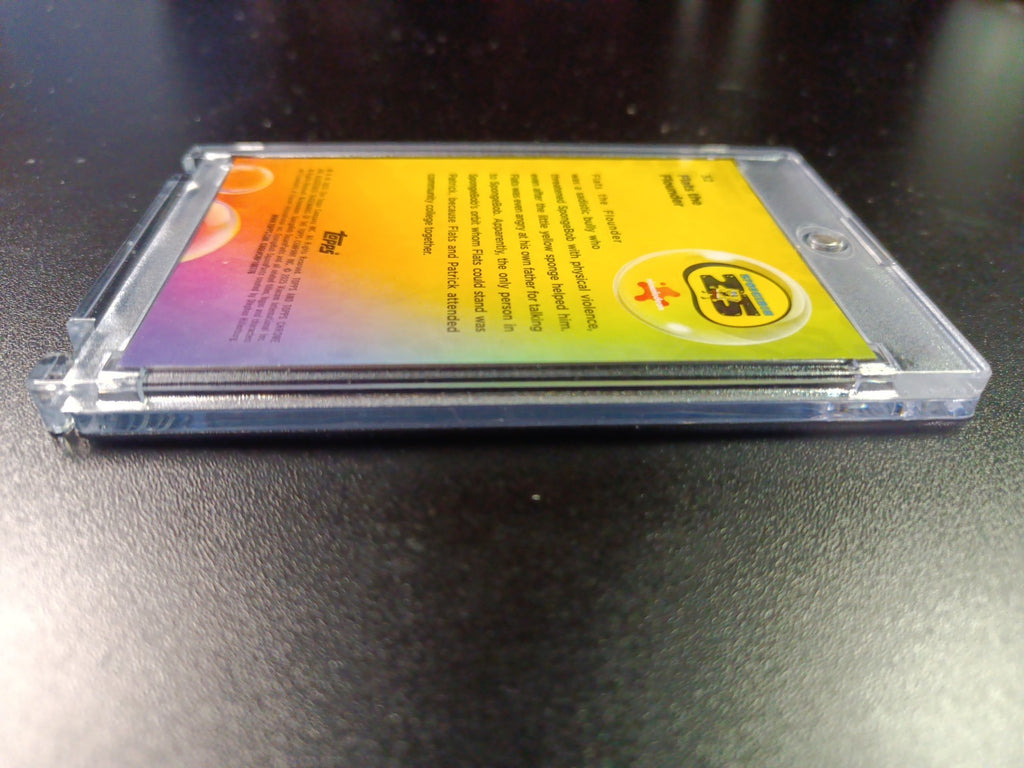 SpongeBob # 124/175 Silver Wave Refractor Flats The Flounder Card Topps /175