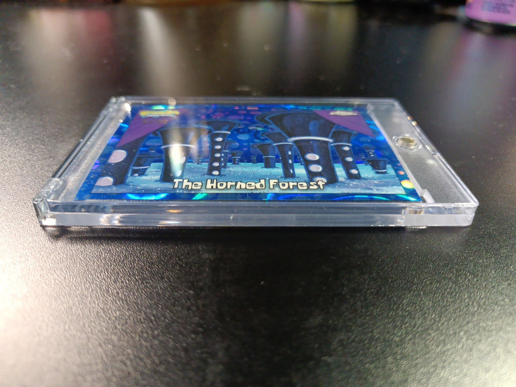 SpongeBob # 2/99 Blue Bubblefractor Wave The Horned Forest Card Topps Chrome /99