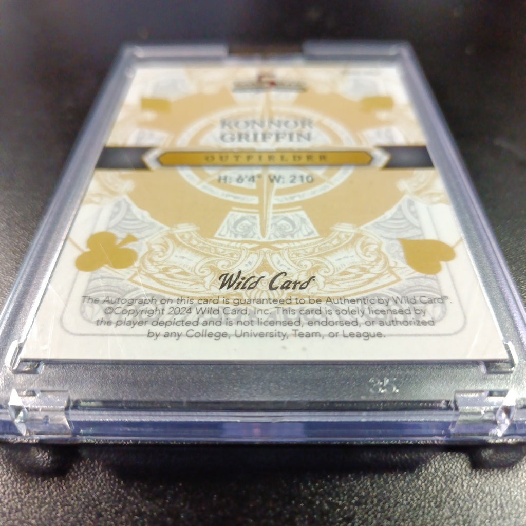 # 2/2 Autograph Konnor Griffin Blue Lava Prizm Refractor Baseball Wild Card