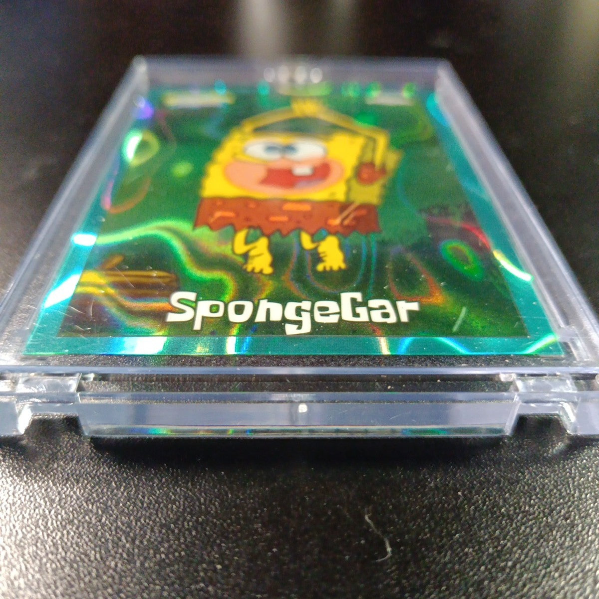 SpongeBob 11/199 SpongeGar LOW NUMBER Aqua Lava Refractor Card Topps Chrome /199