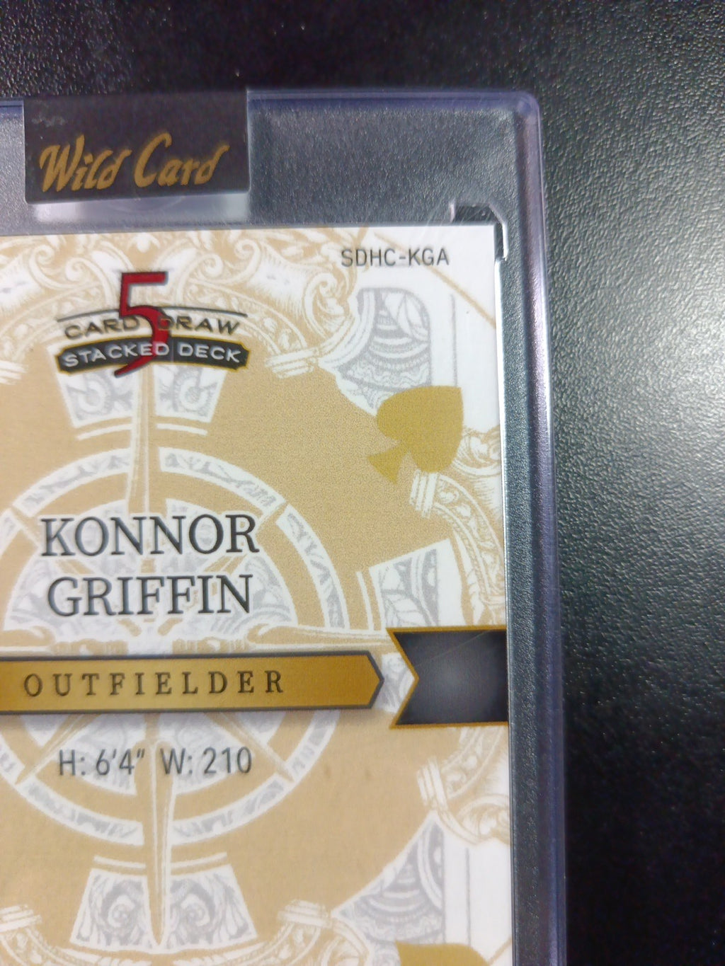 # 2/2 Autograph Konnor Griffin Blue Lava Prizm Refractor Baseball Wild Card