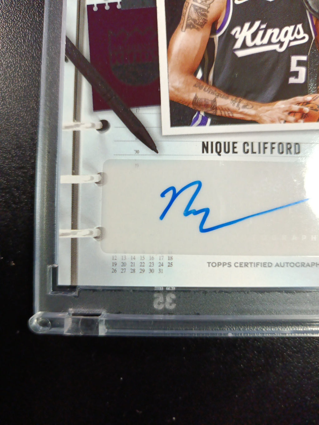 Rookie Autograph Nique Clifford New Applicant Card 2025-26 Topps Basketball NBA