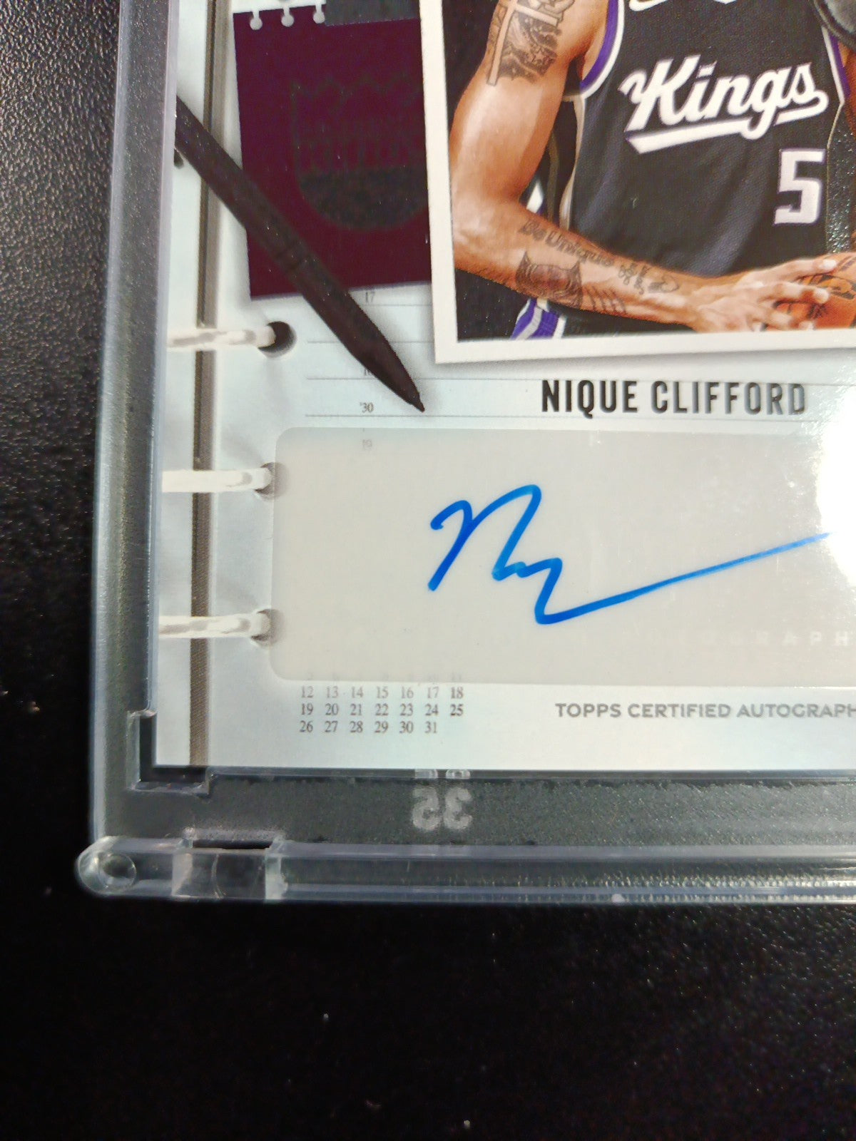 Rookie Autograph Nique Clifford New Applicant Card 2025-26 Topps Basketball NBA