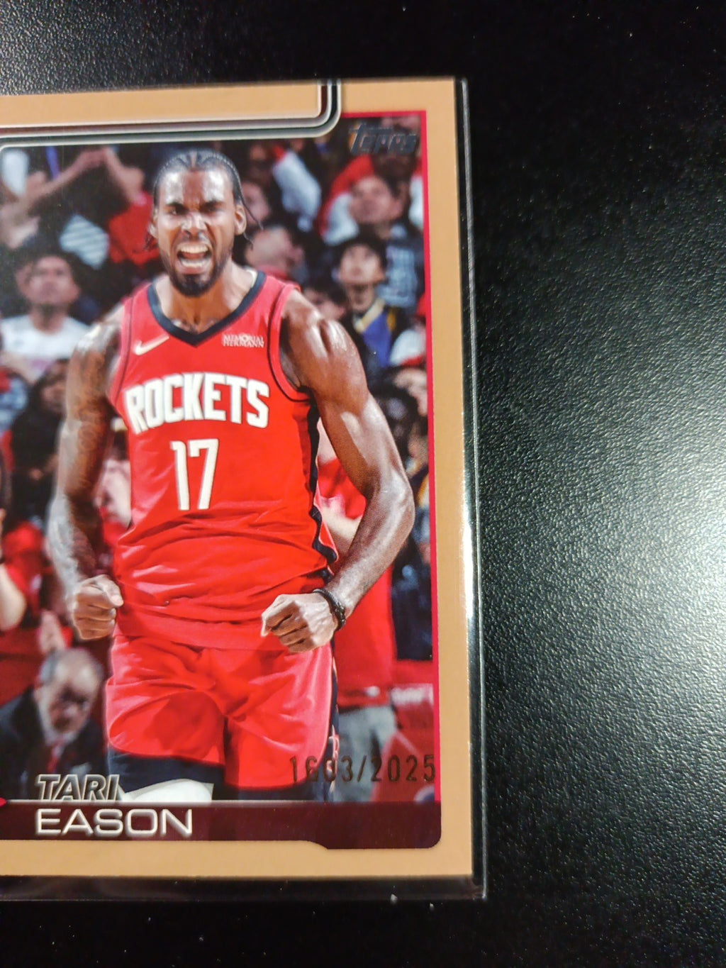 # /2025 Tari Eason Gold Card 2025-26 Topps Basketball NBA Houston Rockets