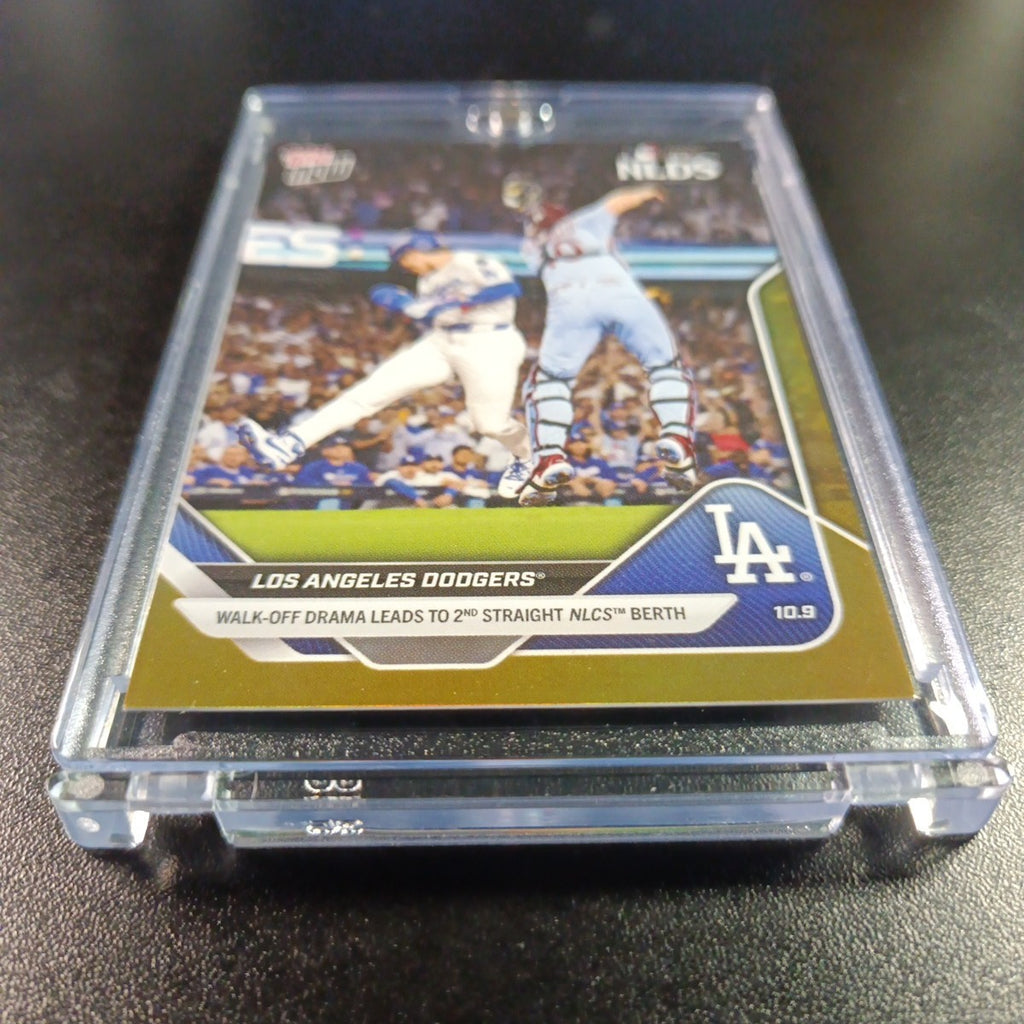 4/50 Gold Foil Topps NOW 847 Dodgers To World Series Case Hit MLB Baseball Card