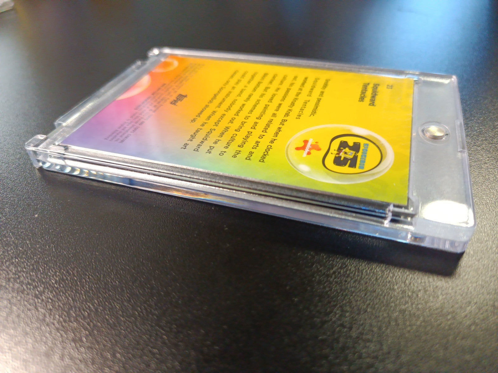 SpongeBob /150 Blue Refractor Squidward Tentacles Krusty Krab Topps 2025 Card