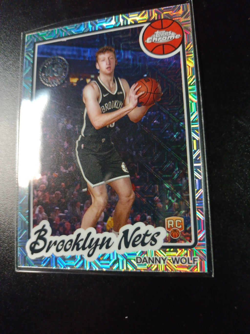 Mojo Refractor Rookie Danny Wolf 45th Anniversary Card 25-26 Topps Basketball 