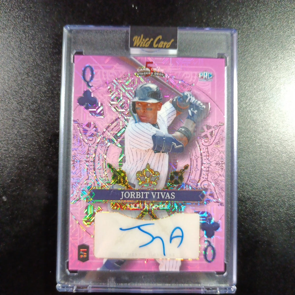 Jorbit Vivas #1/1 Superfractor Autograph Rare Rookie MLB Baseball Card Prizm