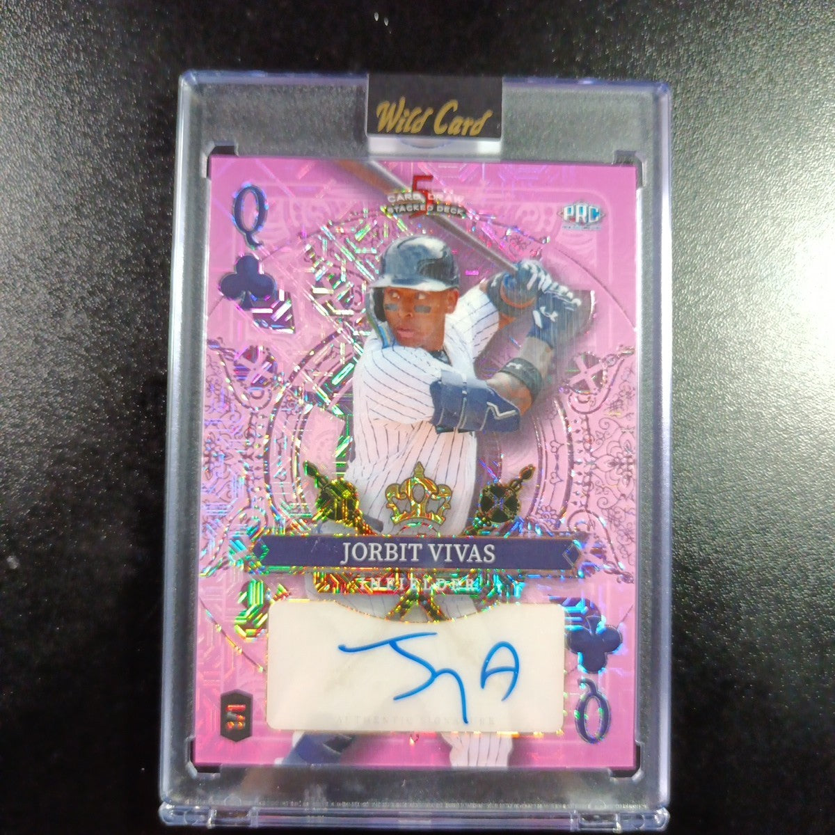 Jorbit Vivas #1/1 Superfractor Autograph Rare Rookie MLB Baseball Card Prizm