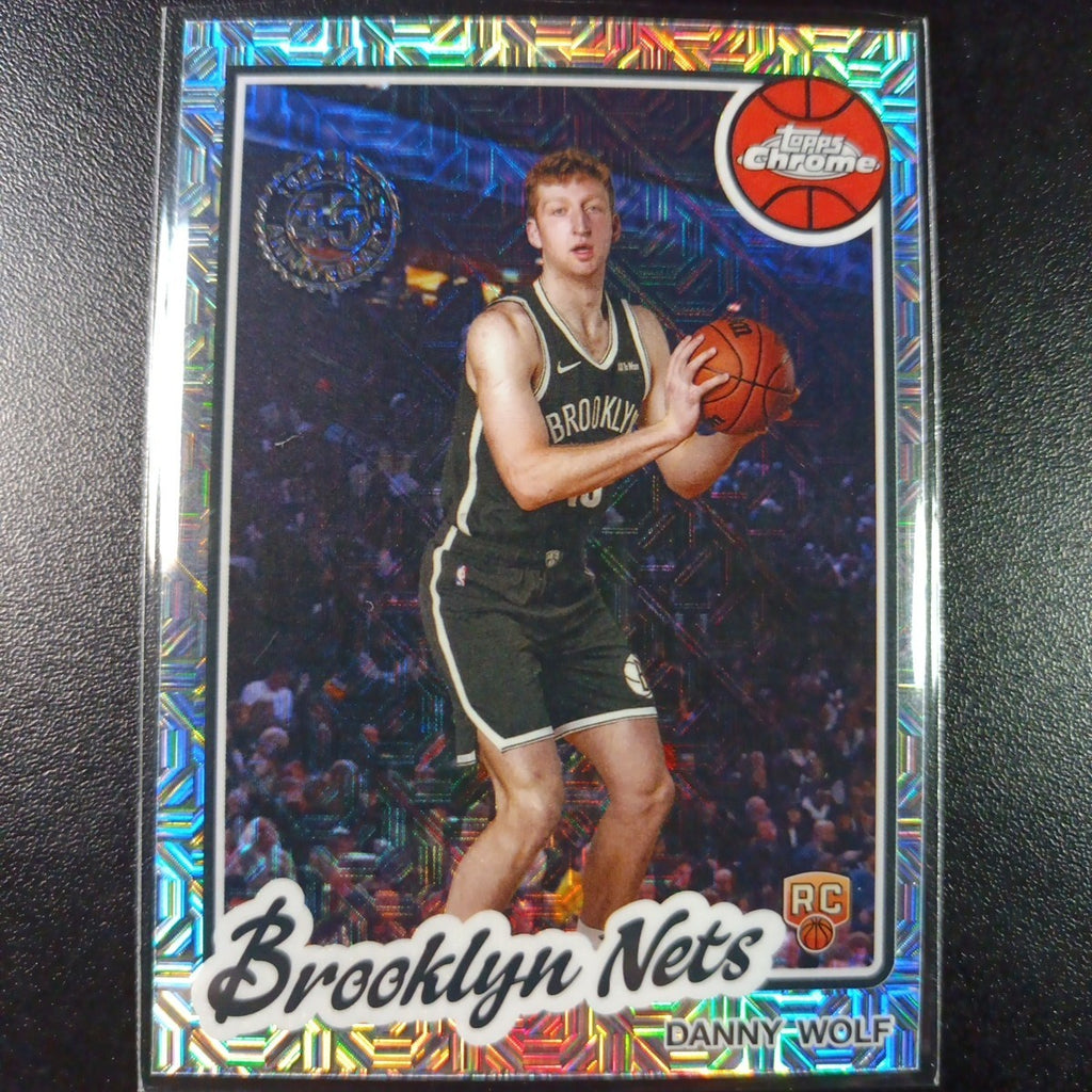 Mojo Refractor Rookie Danny Wolf 45th Anniversary Card 25-26 Topps Basketball 