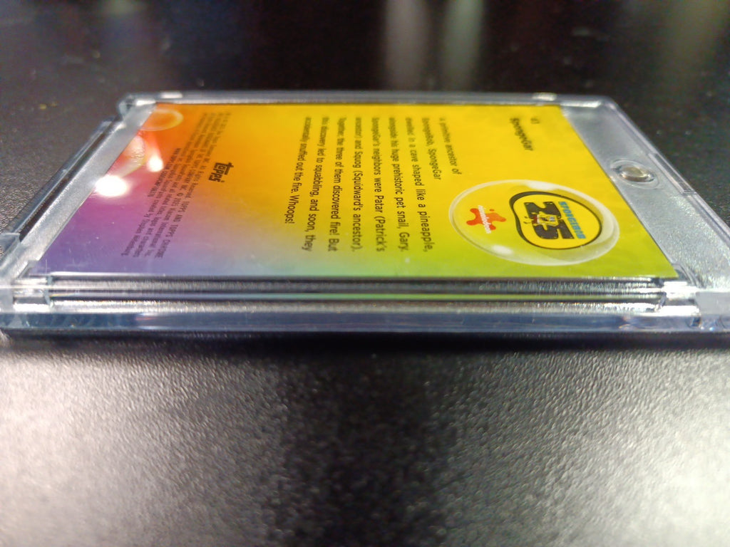 SpongeBob 11/199 SpongeGar LOW NUMBER Aqua Lava Refractor Card Topps Chrome /199