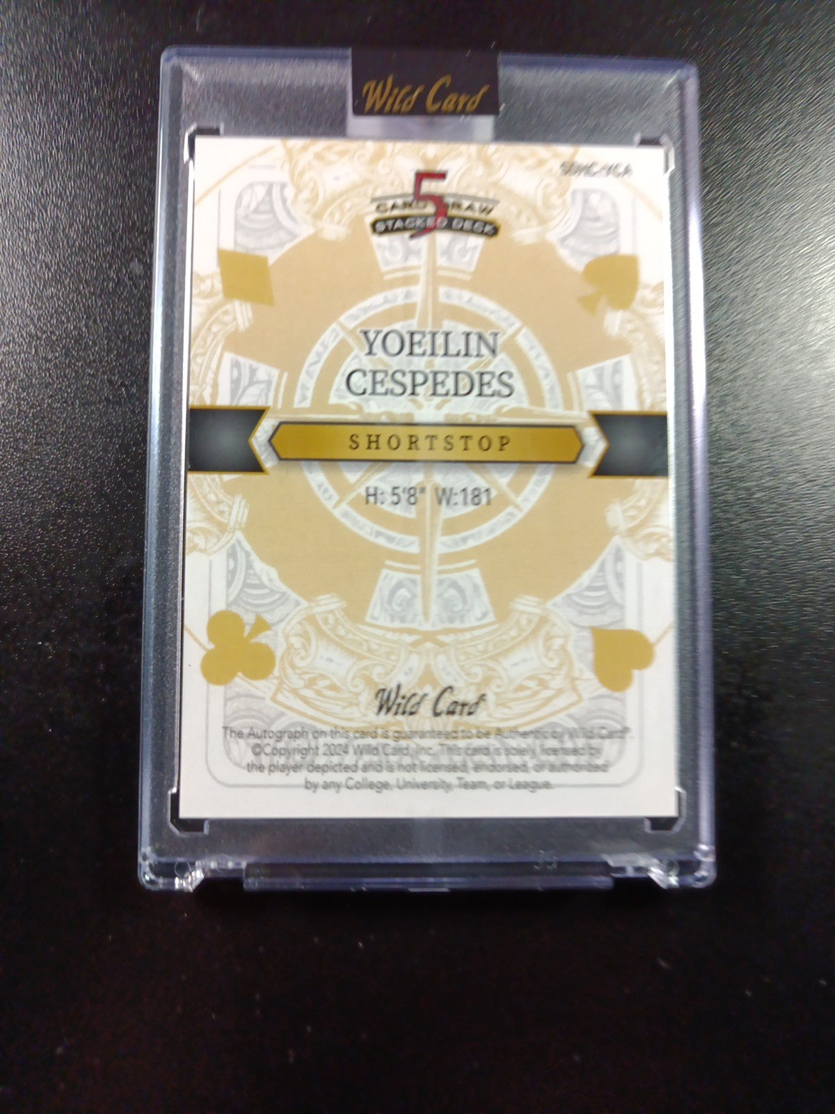 Yoeilin Cesperes # 1/1  Autograph Rare Rookie MLB Baseball Card Refractor 