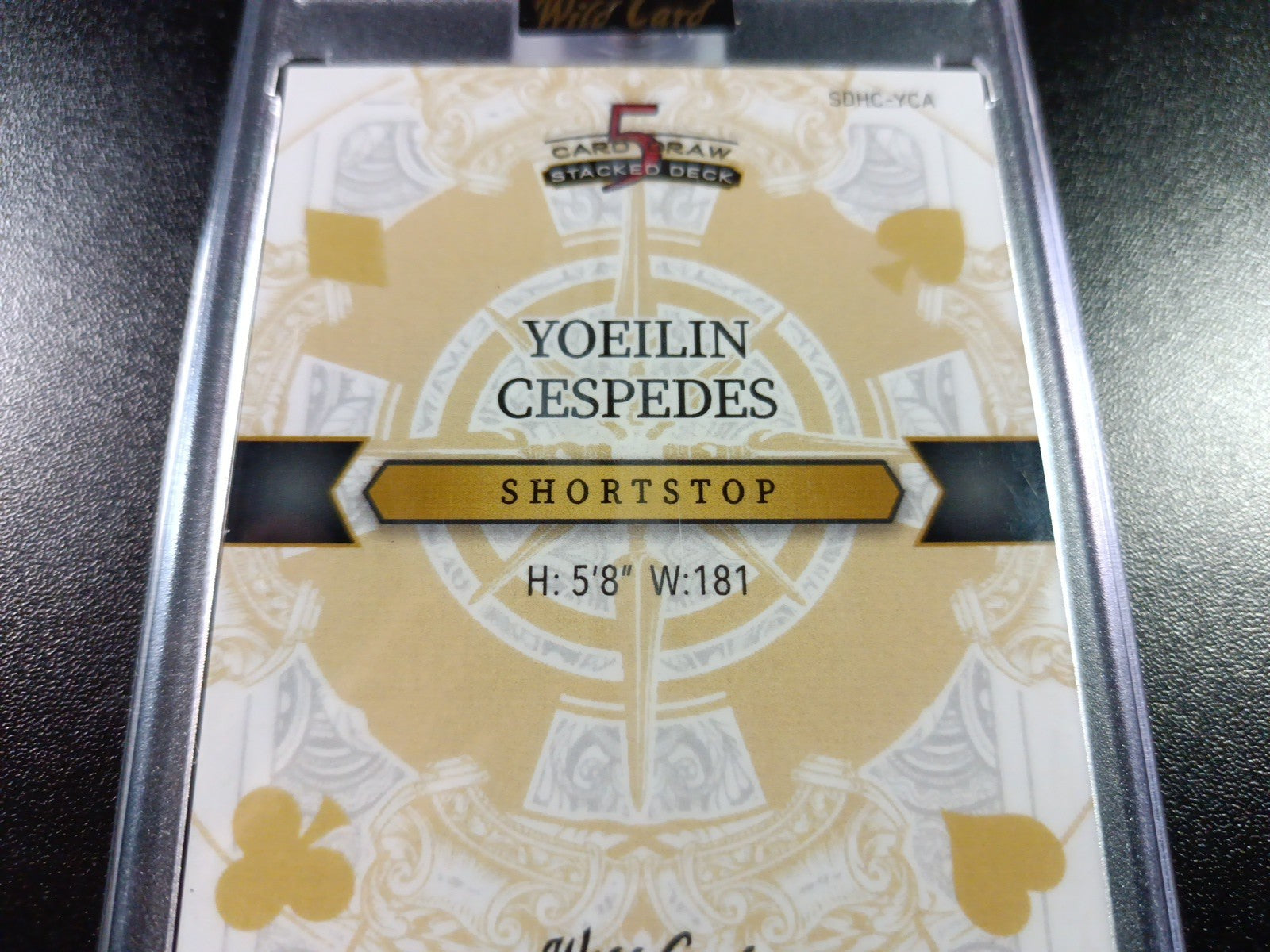 Yoeilin Cesperes # 1/1  Autograph Rare Rookie MLB Baseball Card Refractor 