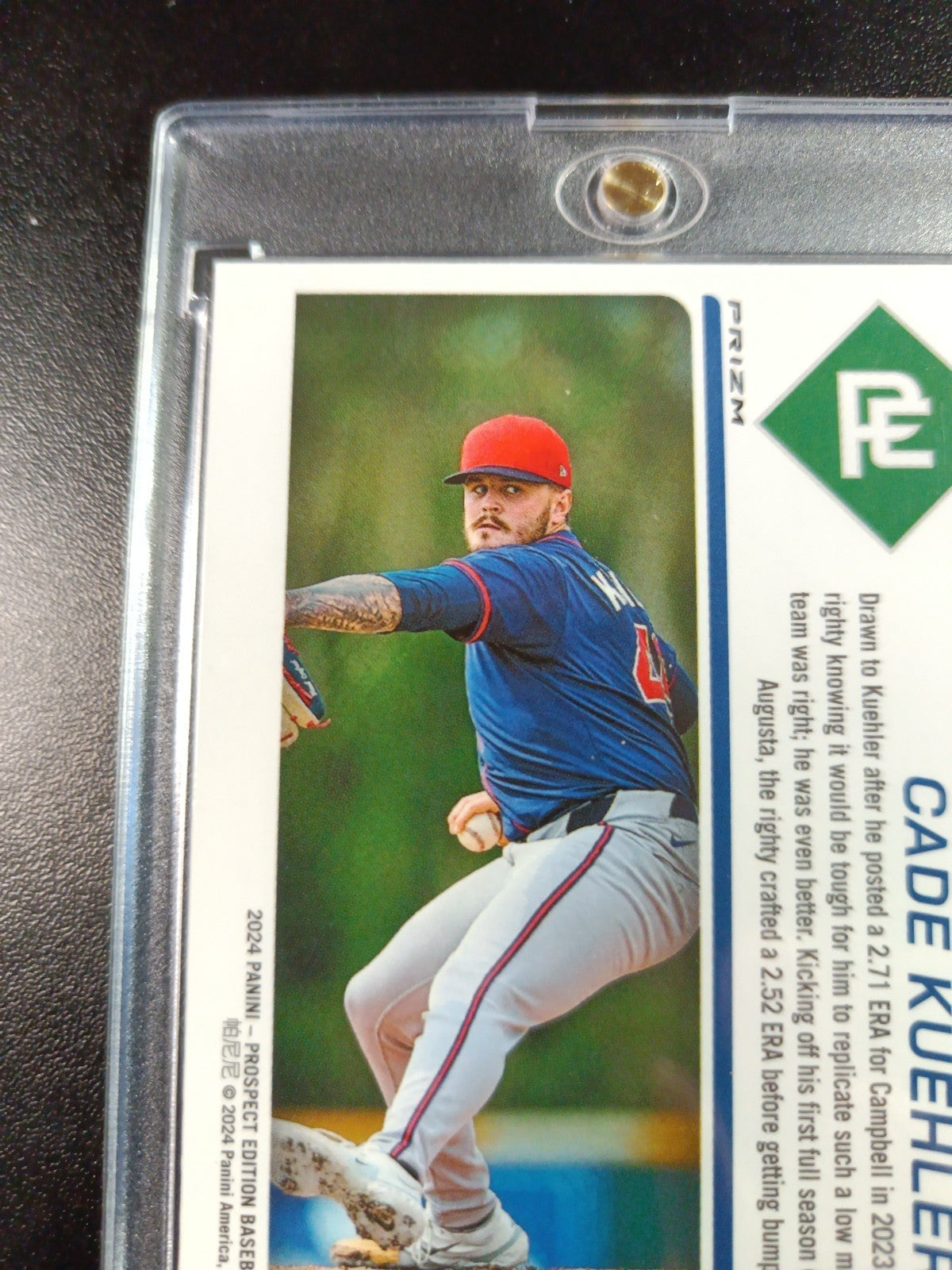 Cade Kuehler # /25 Rare Rookie Atlanta Mojo Prizm Baseball Card MLB