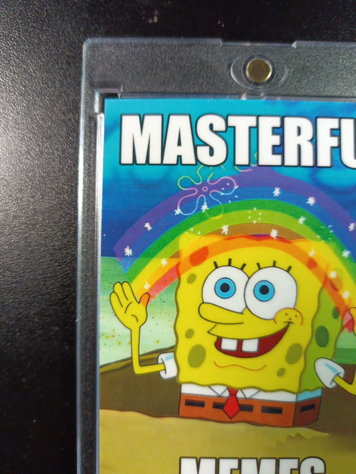 SpongeBob Masterful Memes Imaginaaation pongeBob Card Topps Case Hit MM-4