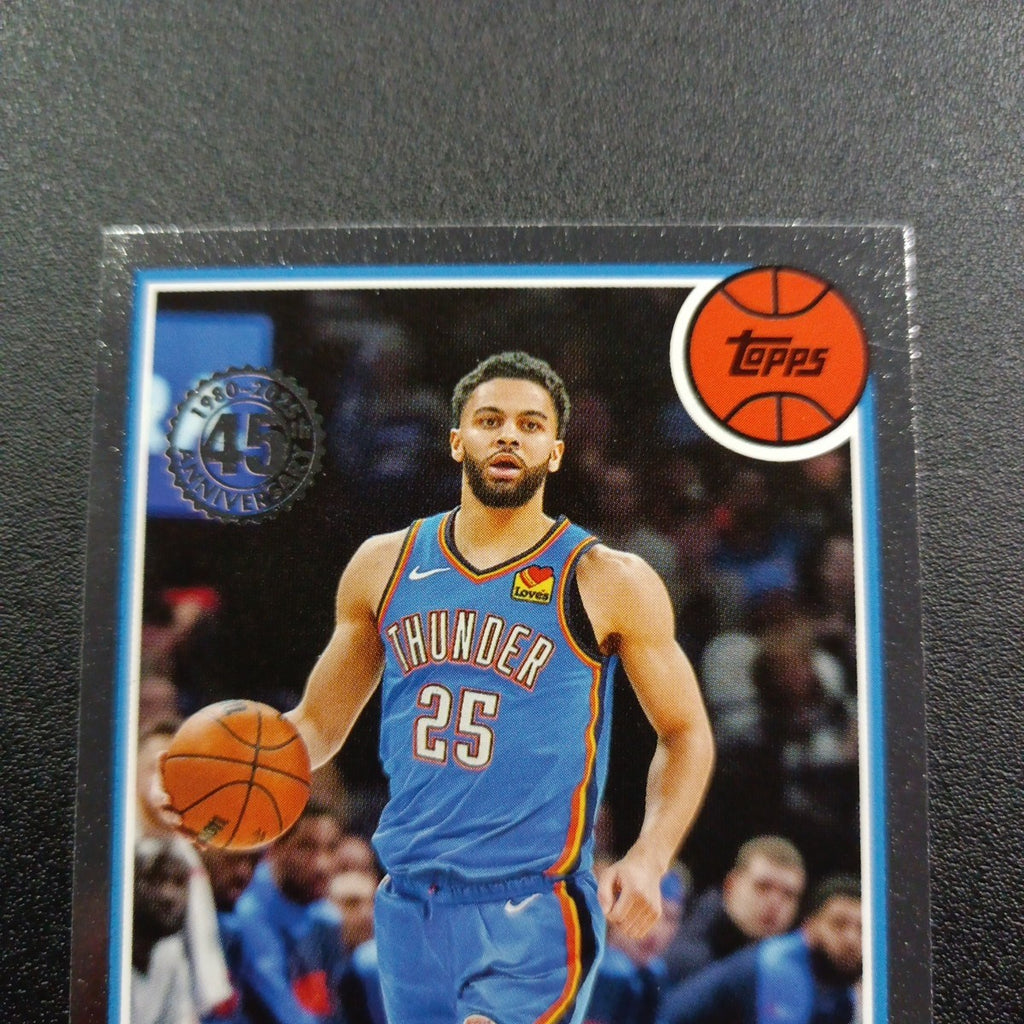 2025-26 Topps Basketball Card Ajay Mitchell Silver Foil 45th Anniversary