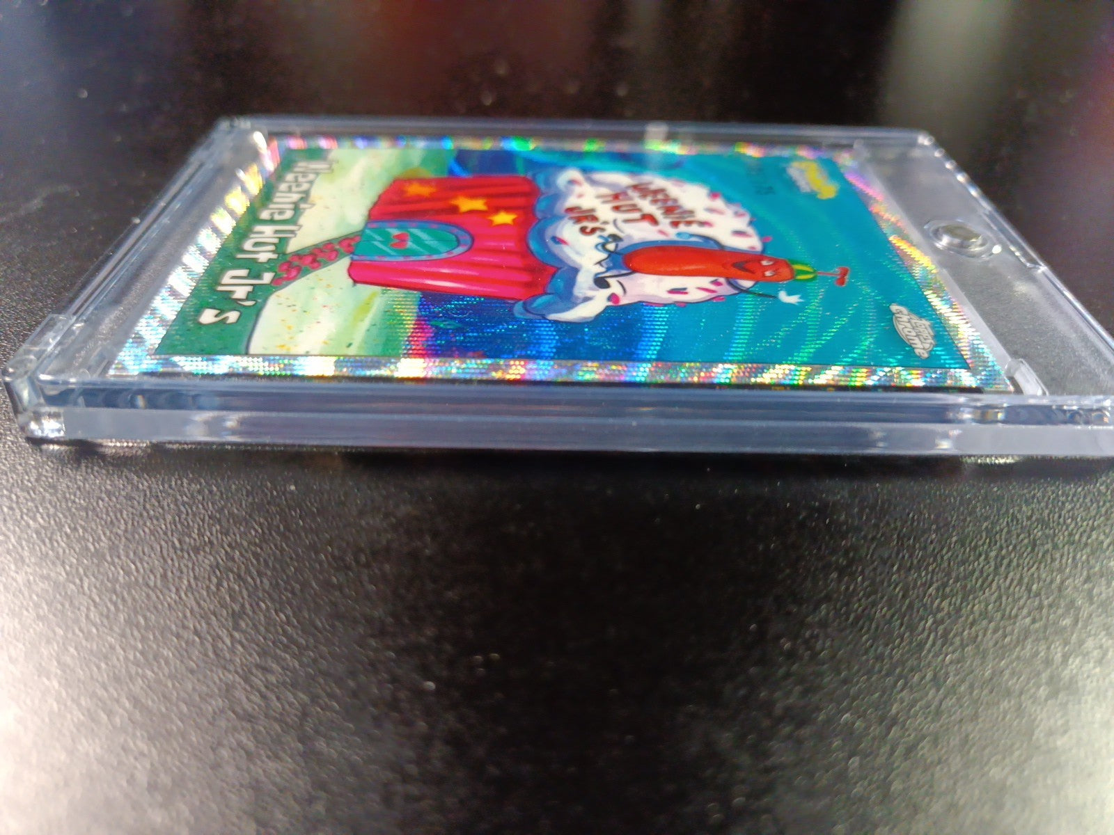 SpongeBob # 105/175 Silver Wave Refractor Weenie Hut Jr's Card Topps Chrome /175