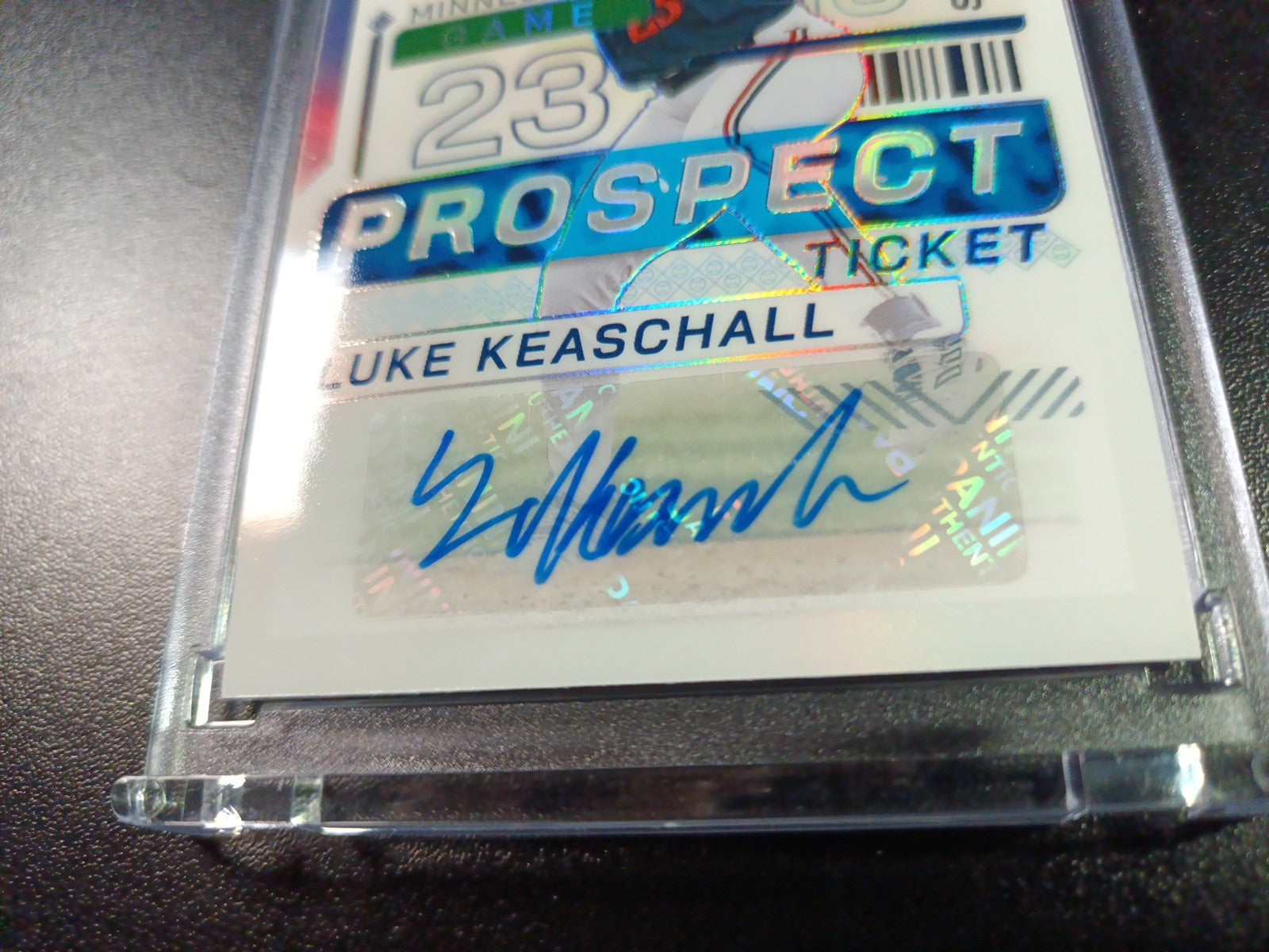 Twins Rookie Autograph Luke Keaschall Prospect Rare Baseball Card 