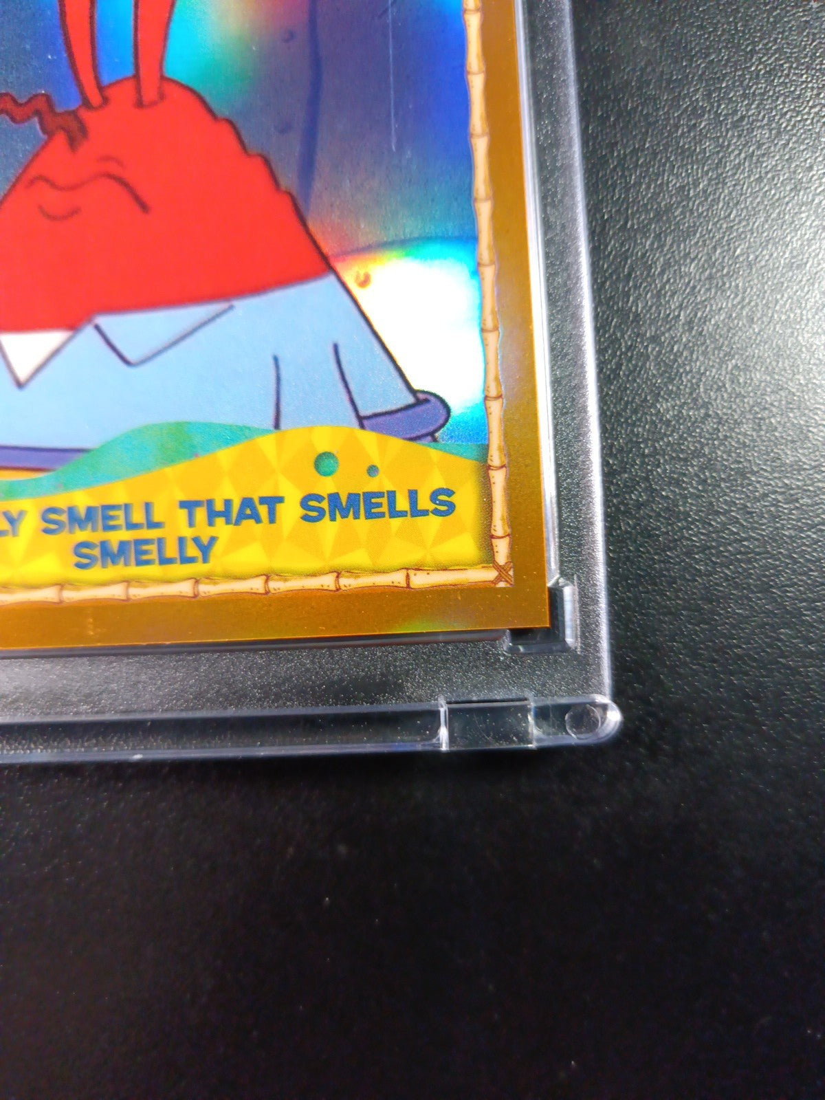 SpongeBob # /25 Mr. Krabs A Smelly Smell Orange Refractor Card Topps Case Hit