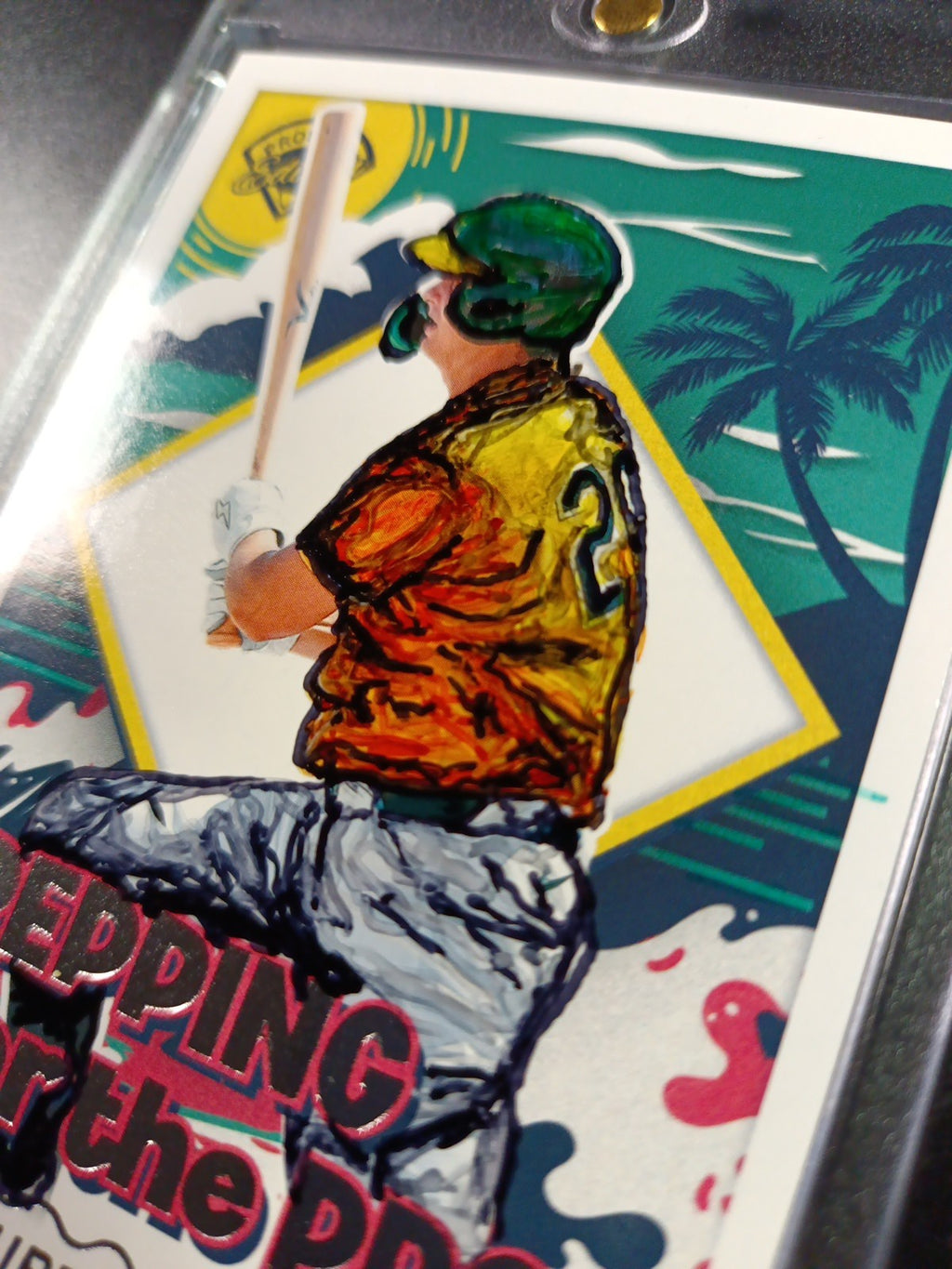 Nick Kurtz Artist Sketch Card Rookie Panini Prepping For the Pros 2024 Gift Idea