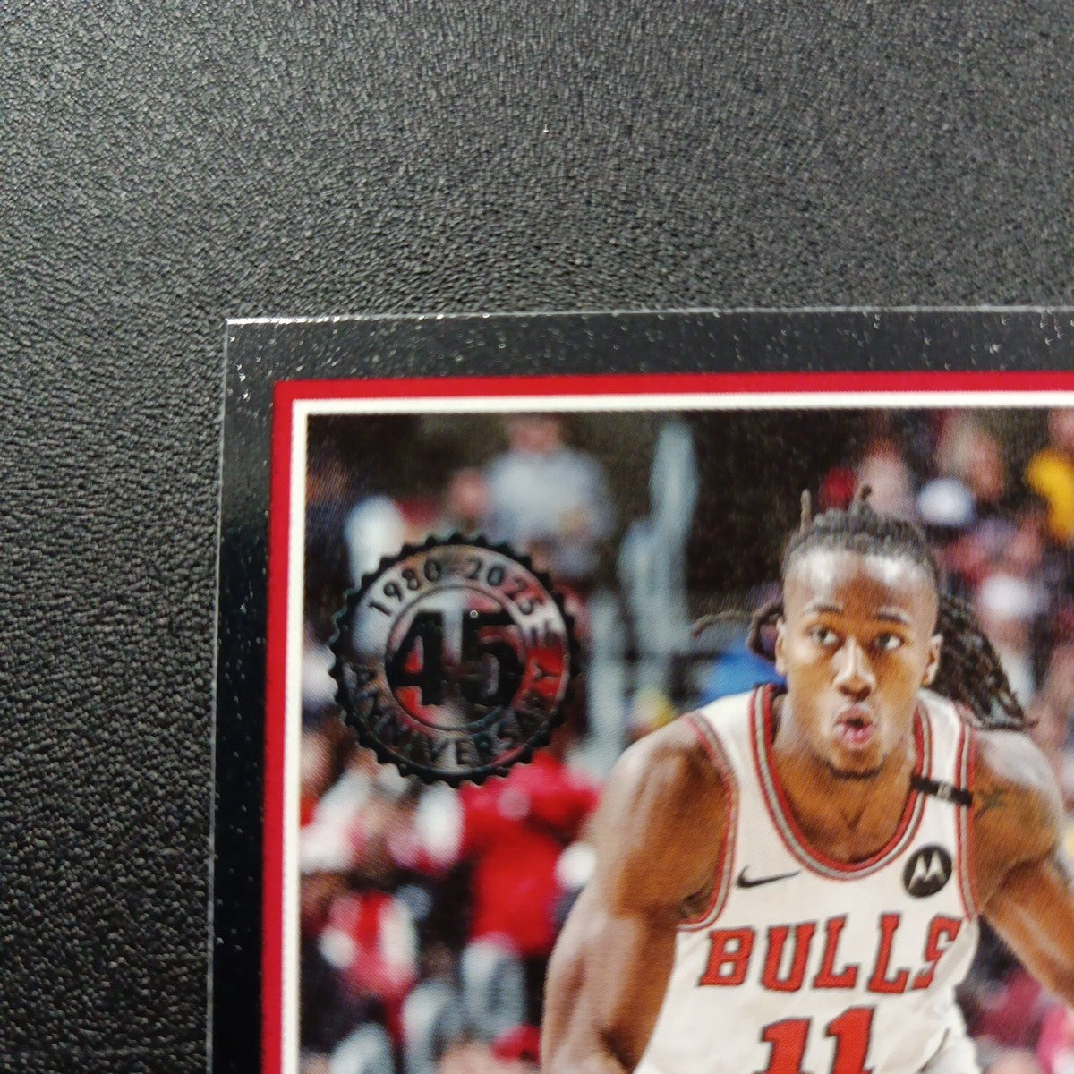 2025-26 Topps Basketball Card Ayo Dosunmu Silver Foil 45th Anniversary