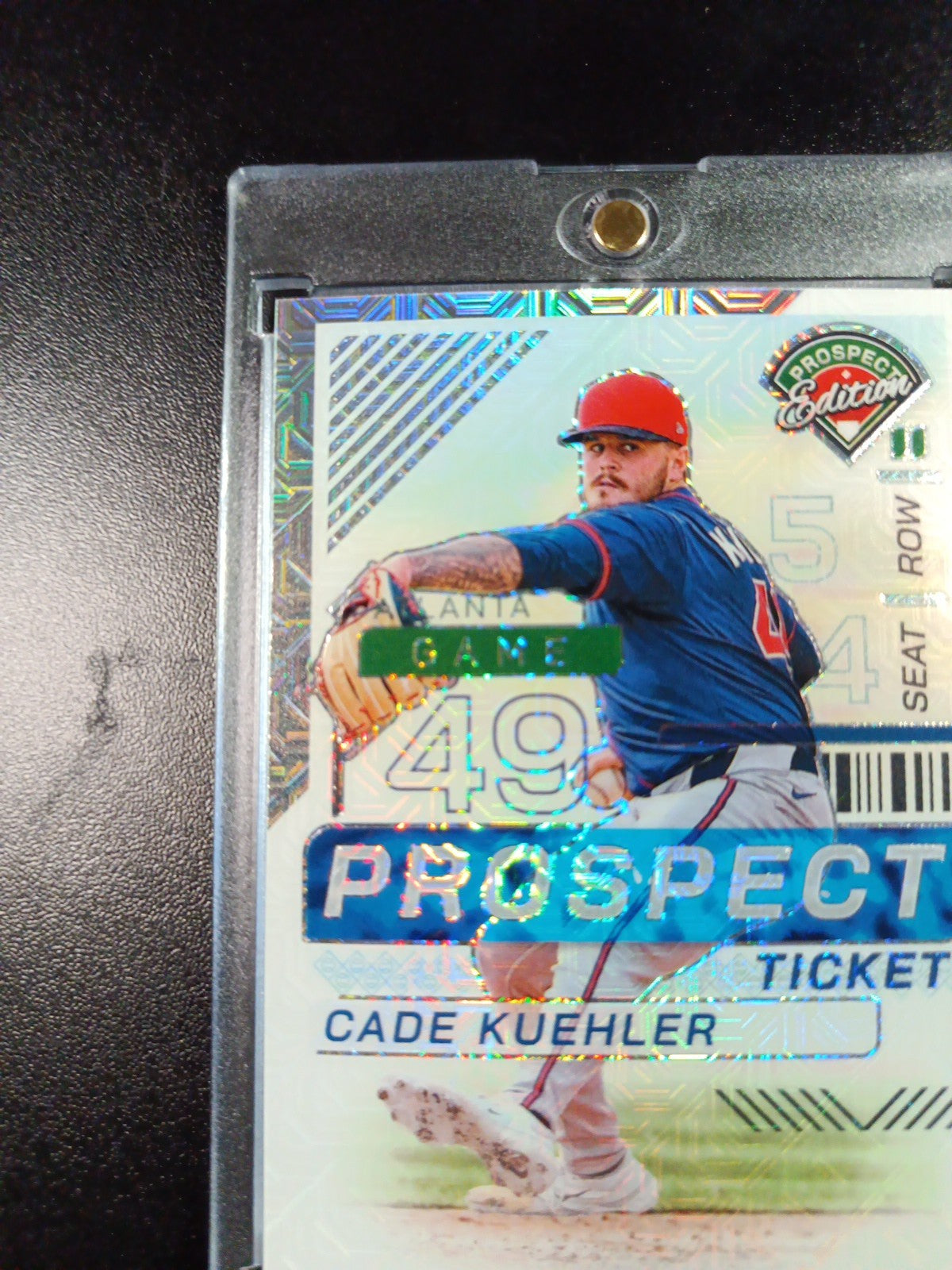 Cade Kuehler # /25 Rare Rookie Atlanta Mojo Prizm Baseball Card MLB