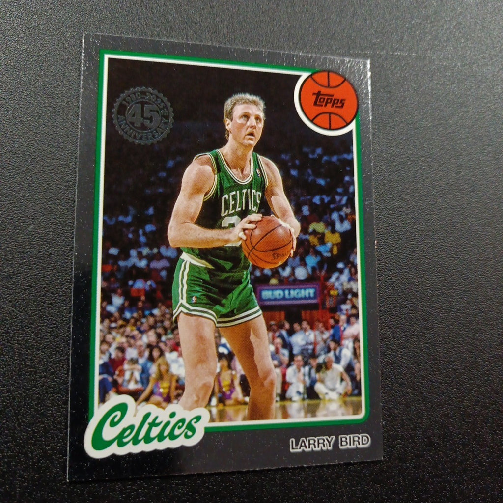 2025-26 Topps Basketball Card Larry Bird Silver Foil 45th Anniversary