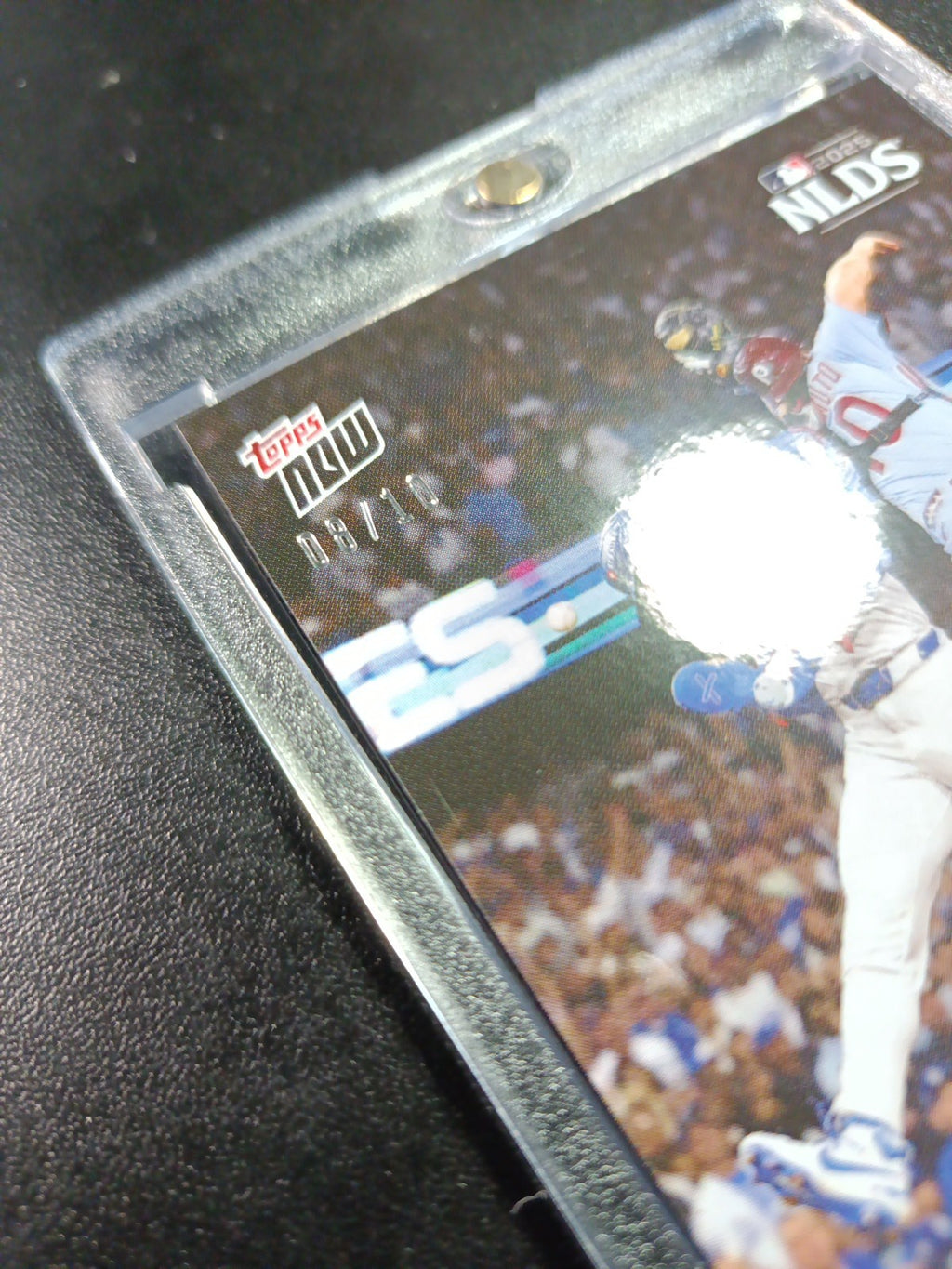 # /10 Black Foil Topps NOW 847 Dodgers MLB World Series Case Hit Baseball Card