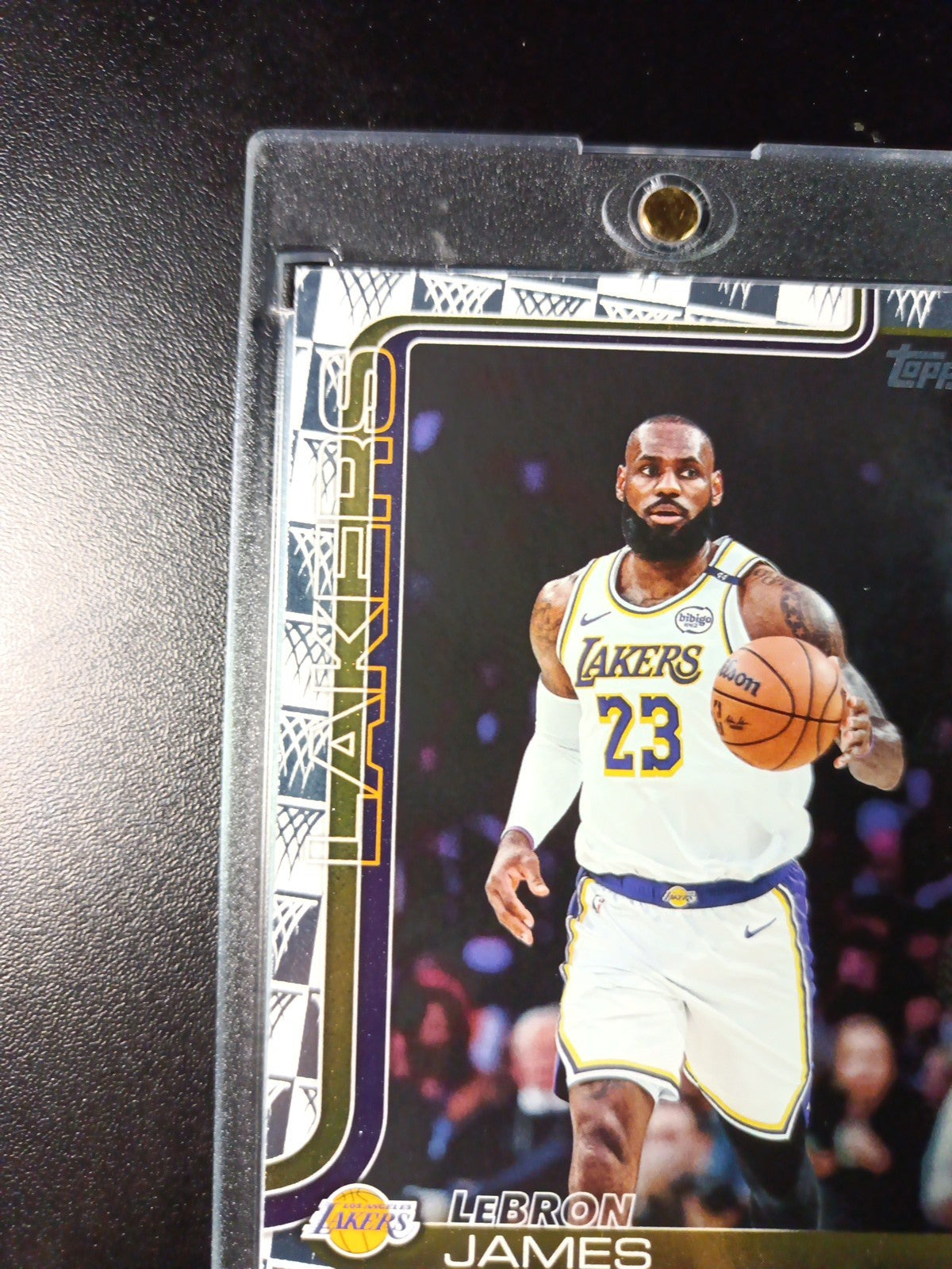 LeBron James Season Tip Off Gold Foil Card 2025-26 Topps Basketball Card Lakers
