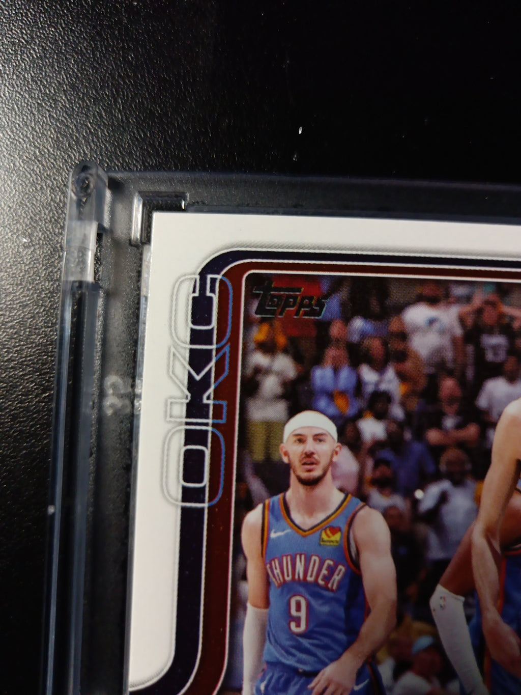 ERROR CARD 2025-26 Topps Basketball Card Shai Gilgeous Chet Holmgren OKC Thunder