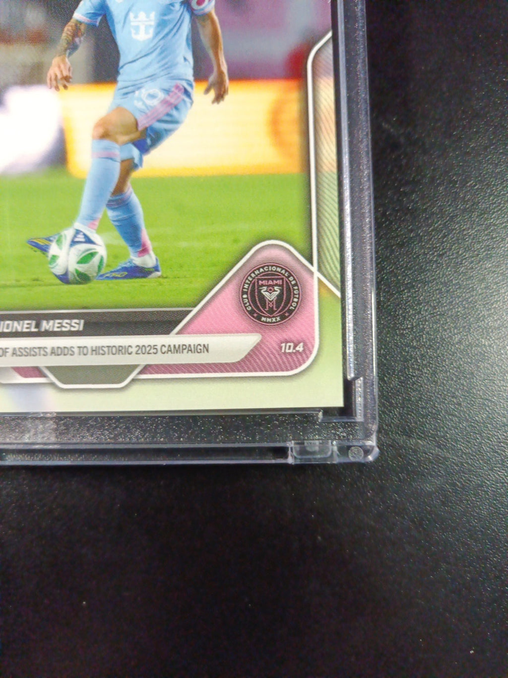 # /25 Lionel Messi Orange Foil Topps Now  Variant & Base Card 107 Soccer 2025