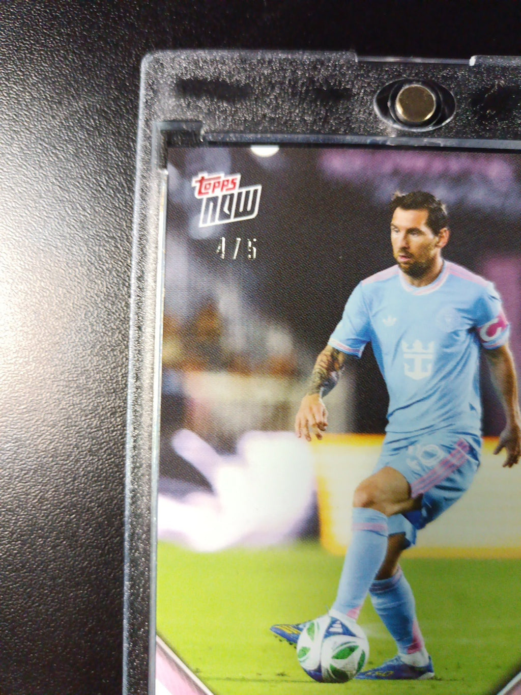 # /5 Lionel Messi Red Foil Topps Now  Variant & Base Card 107 Soccer 2025