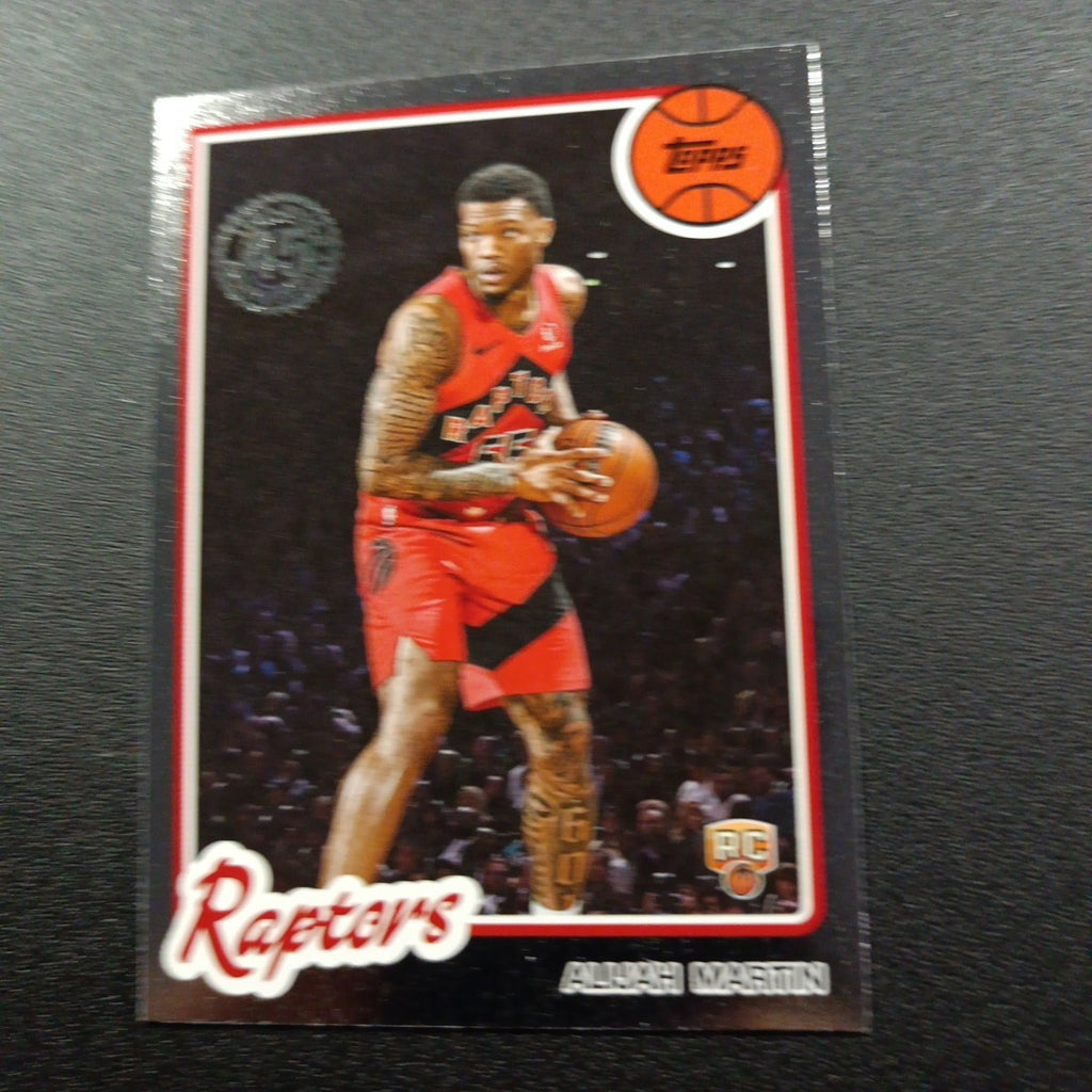 2025-26 Topps Basketball Card Alijah Martin Silver Foil 45th Anniversary