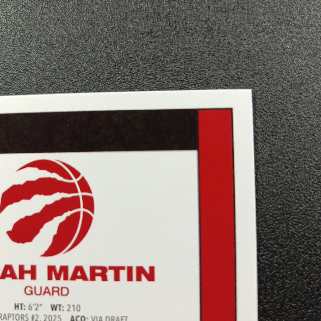 2025-26 Topps Basketball Card Alijah Martin Silver Foil 45th Anniversary