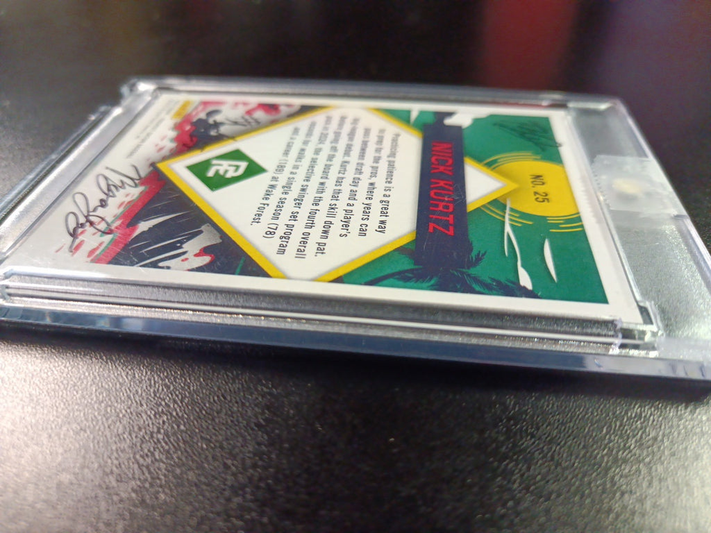 Nick Kurtz Artist Sketch Card Rookie Panini Prepping For the Pros 2024 Gift Idea