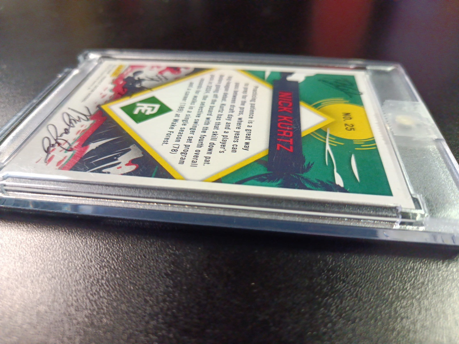 Nick Kurtz Artist Sketch Card Rookie Panini Prepping For the Pros 2024 Gift Idea