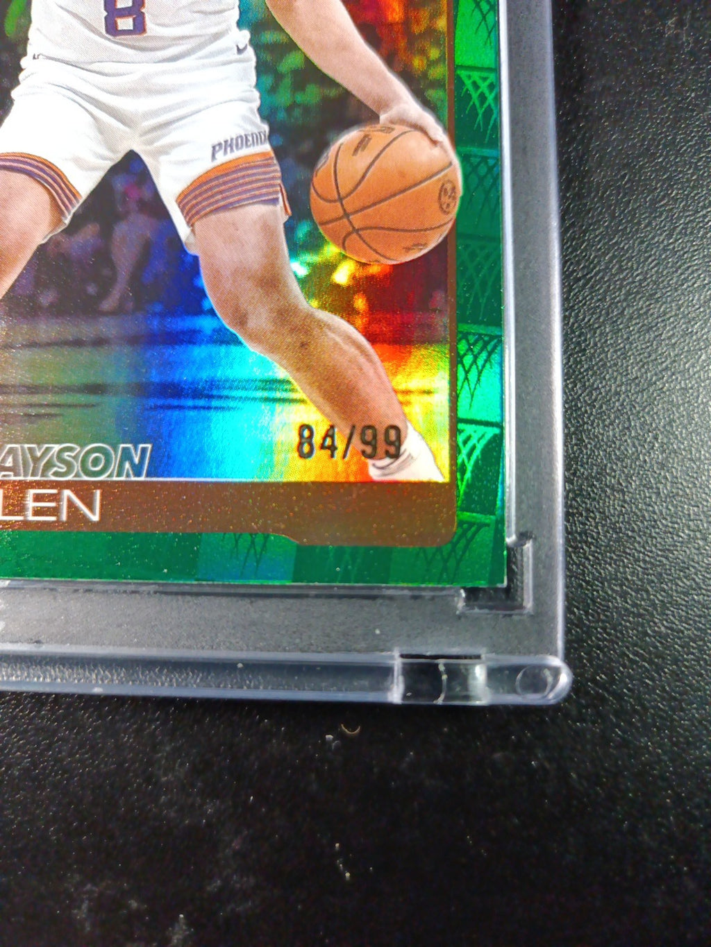 /99 Grayson Allen Season Tip Off Green Logofractor Card 2025-26 Topps Basketball