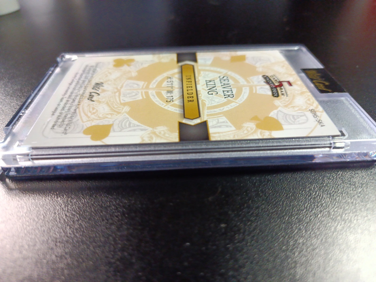 # 1/1 Autograph Seaver Kings Gold Mojo Prizm Refractor Rookie Baseball Wild Card