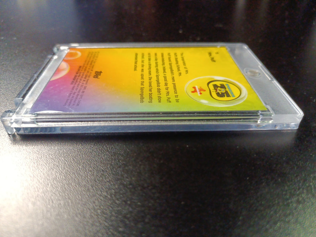 SpongeBob # 62/175 Silver Wave Refractor Mrs. Puff Relaxing Card Topps /175