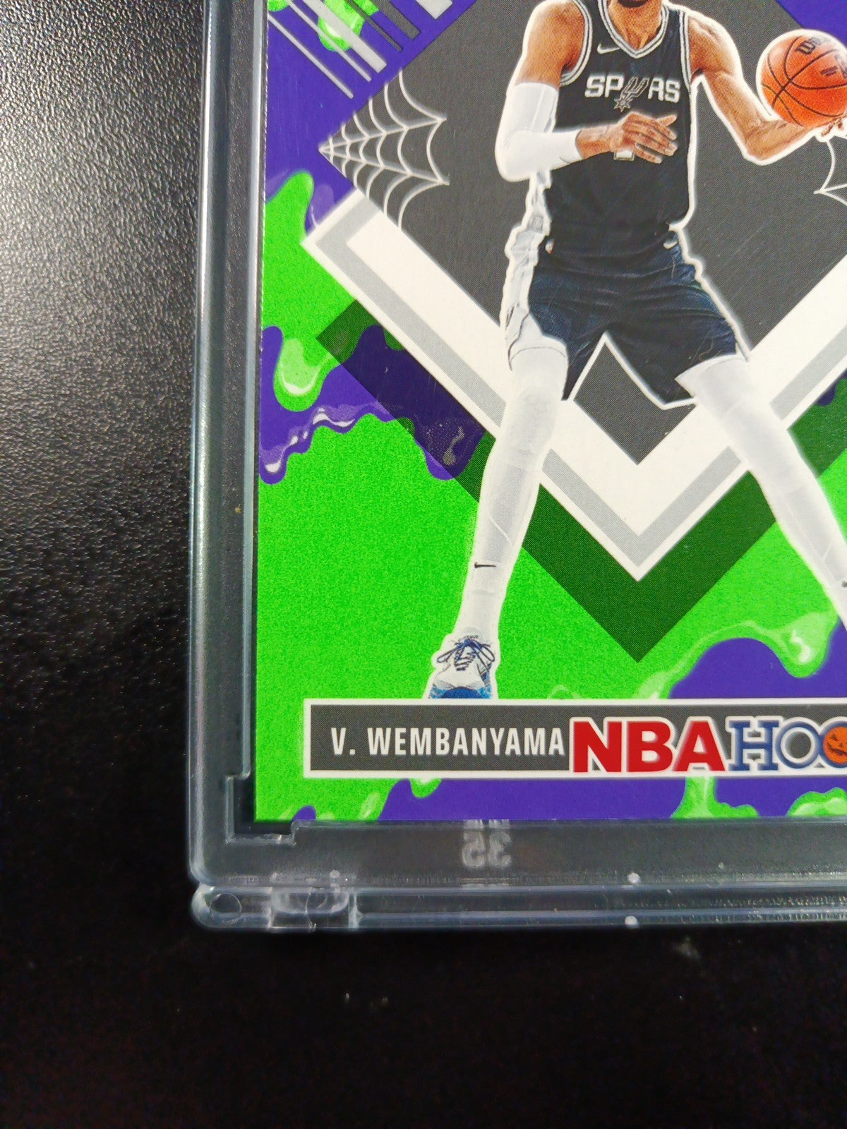 Green Slime Wembanyama NBA Haunted Hoops Panini 2024-25 Basketball Card Spurs 