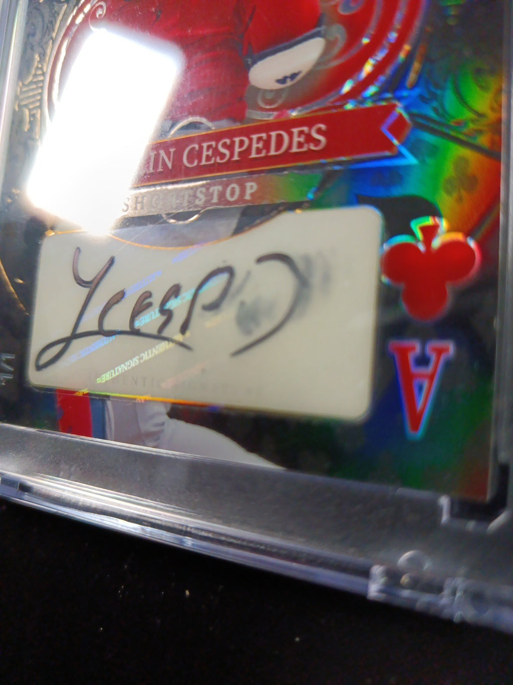 Yoeilin Cesperes # 1/1  Autograph Rare Rookie MLB Baseball Card Refractor 
