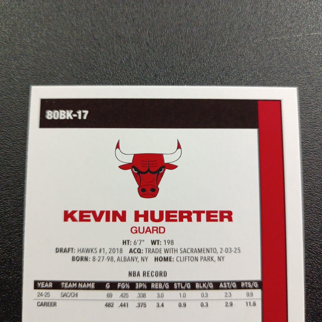 2025-26 Topps Basketball Card Kevin Huerter Silver Foil 45th Anniversary