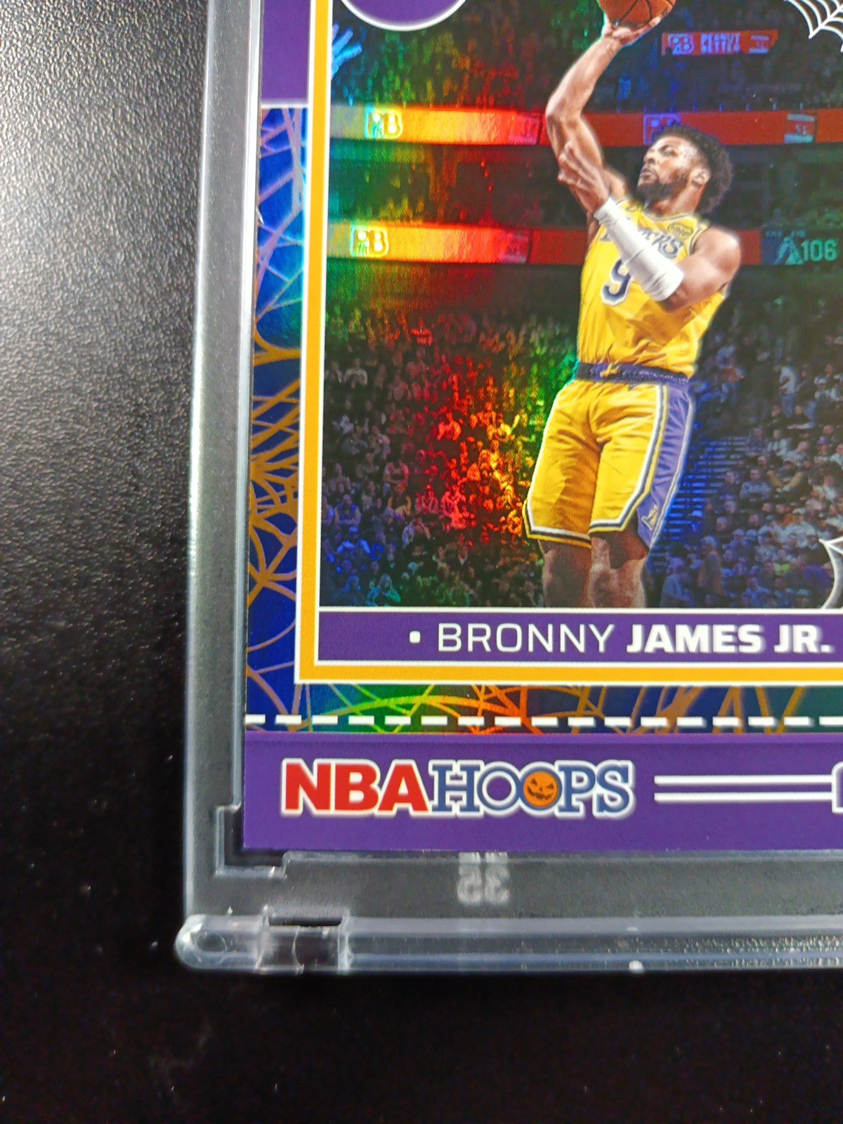 Bronny James Jr Rookie Web Holo NBA Haunted Hoops 2024-25 Basketball Card Lakers