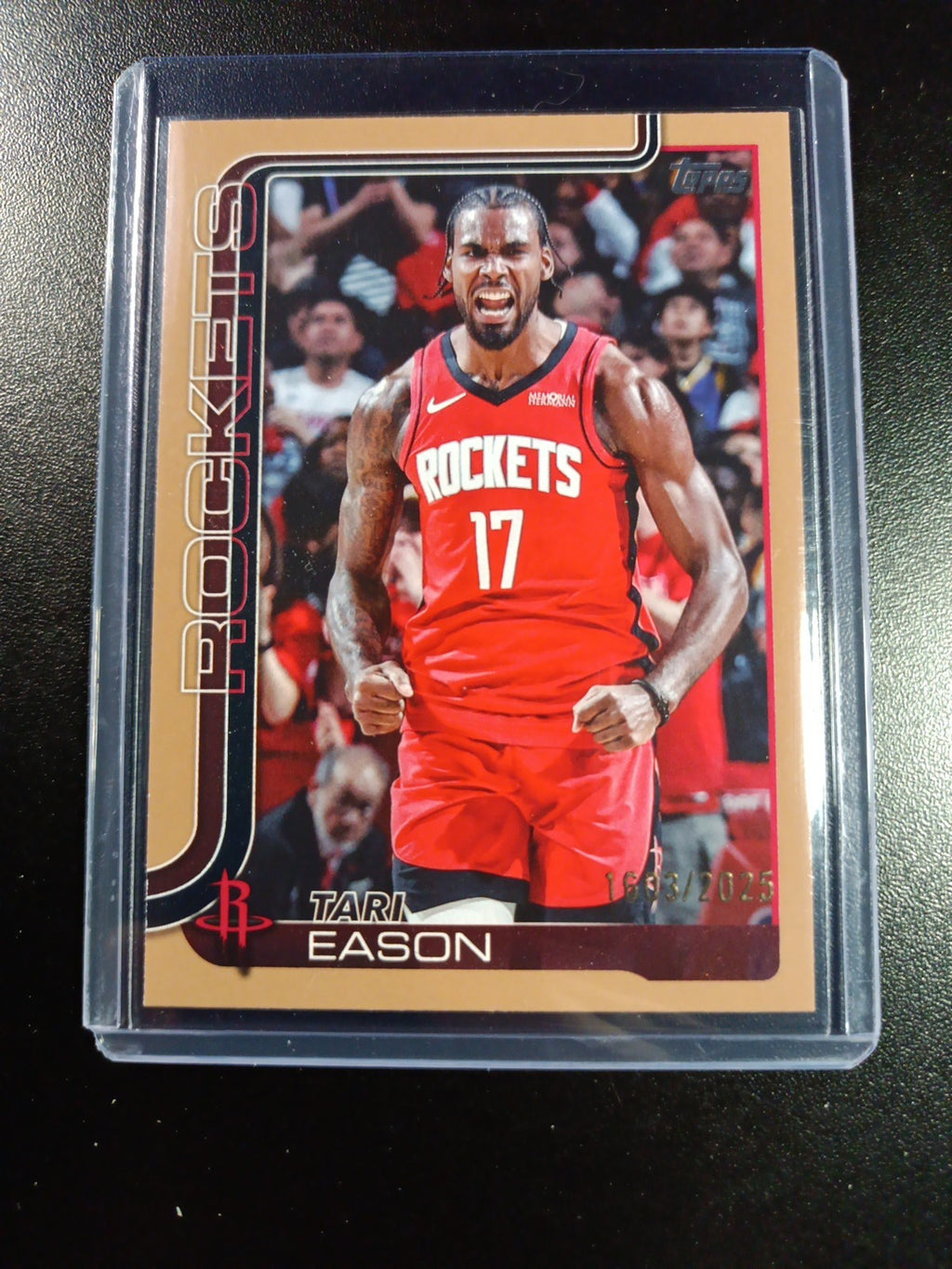# /2025 Tari Eason Gold Card 2025-26 Topps Basketball NBA Houston Rockets