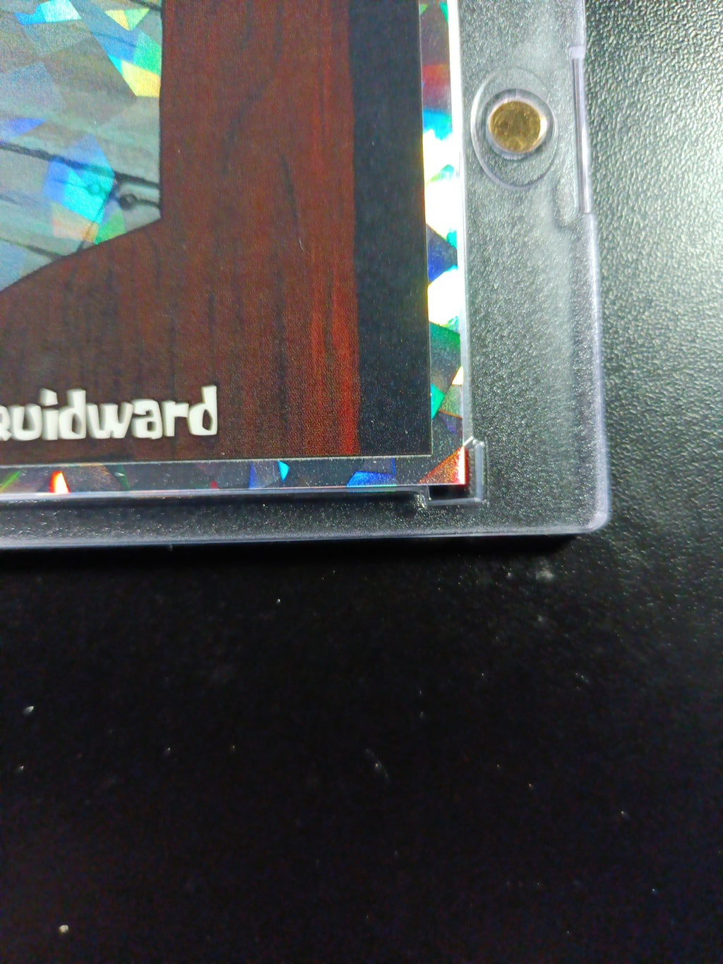 SpongeBob /25 Night Shift Manager Hopalong Squidward Cracked Ice Variant Card