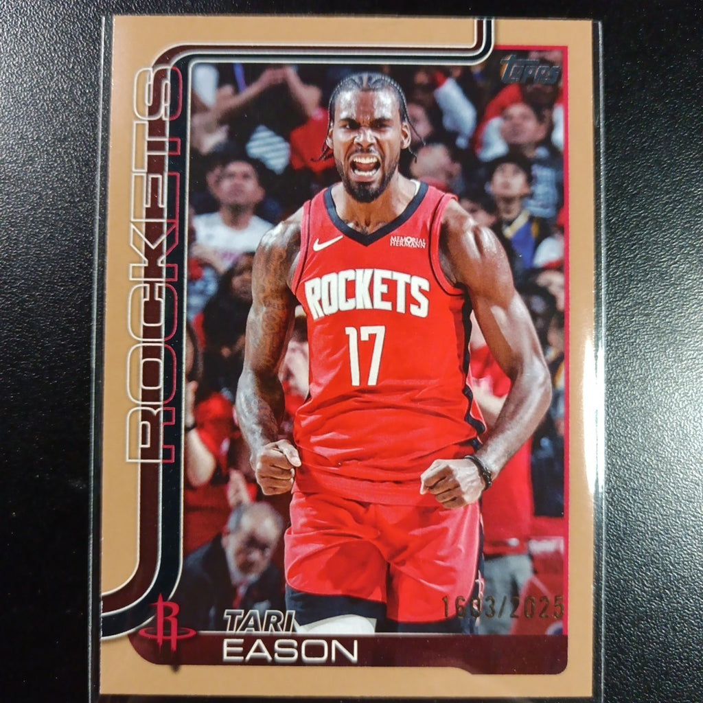 # /2025 Tari Eason Gold Card 2025-26 Topps Basketball NBA Houston Rockets